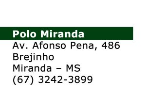 EJA (EaD) - Polo Miranda